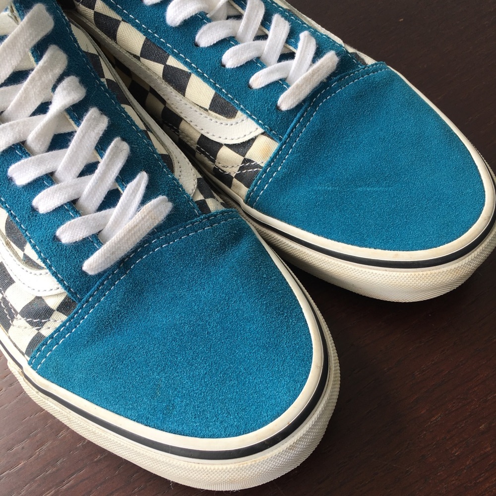 Vans US Open 2016 Surf Shoe Turquoise Checkerboard - Picture 4 of 8